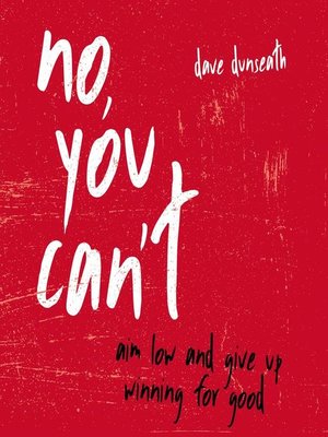 No, You Can't - Audiobook